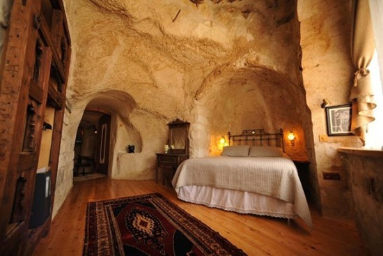 Anitya Höhle Kappadokien, in der Türkei urige Schönheit mit viel Behaglichkeit kombiniert.