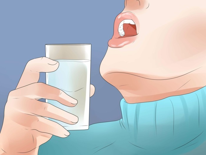 hausmittel gegen zahnschmerzen salzwasserspuelung