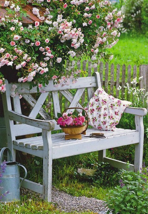 Gartengestaltung Ideen mit Topfblumen machen den Garten zu einer