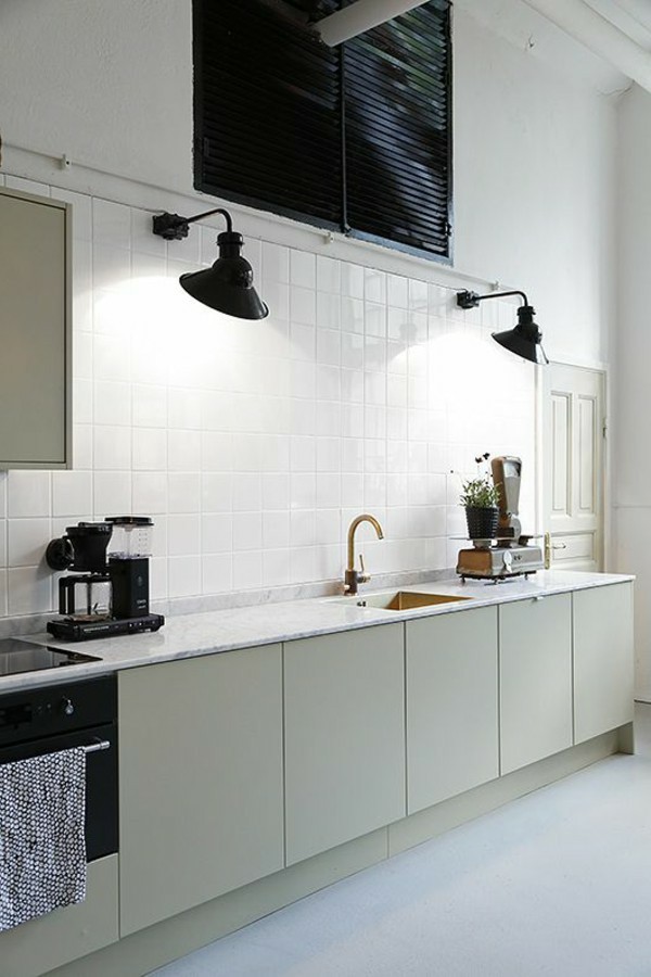 wandleuchten innen küche minimalistisches design