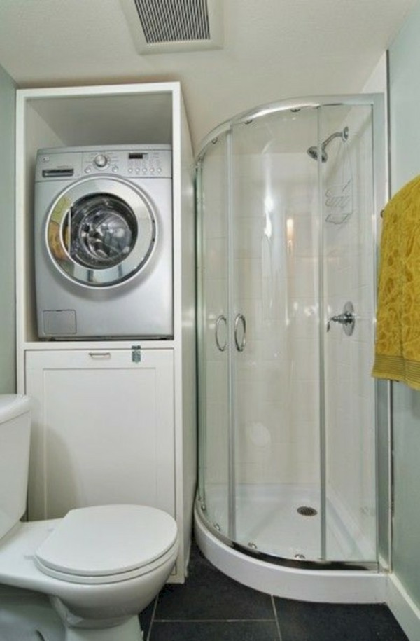 Badezimmer Ideen für kleine Bäder waschmaschine