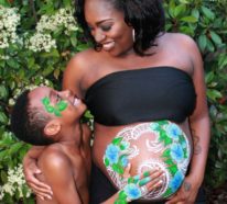 Babybauch bemalen- über 30 Fotoshooting Ideen und nützliche Tipps