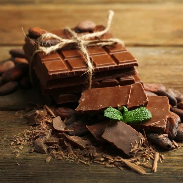 schokolade mit minze gesunde lebensmittel