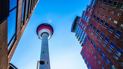 Calgary Tower im Stadtzentrum Kanada bereisen