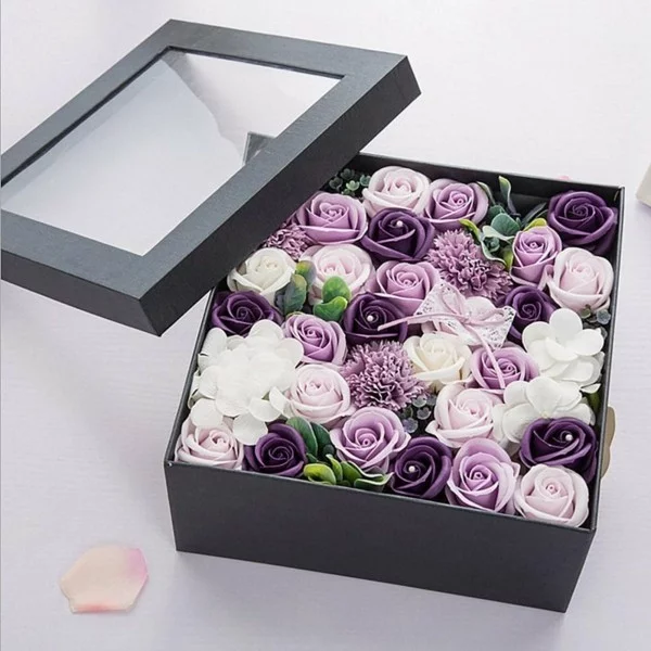 geschenkbox idee rosen konservieren