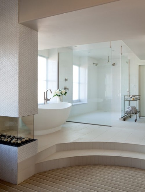 badezimmergstaltung weiße badezimmereinrichtung