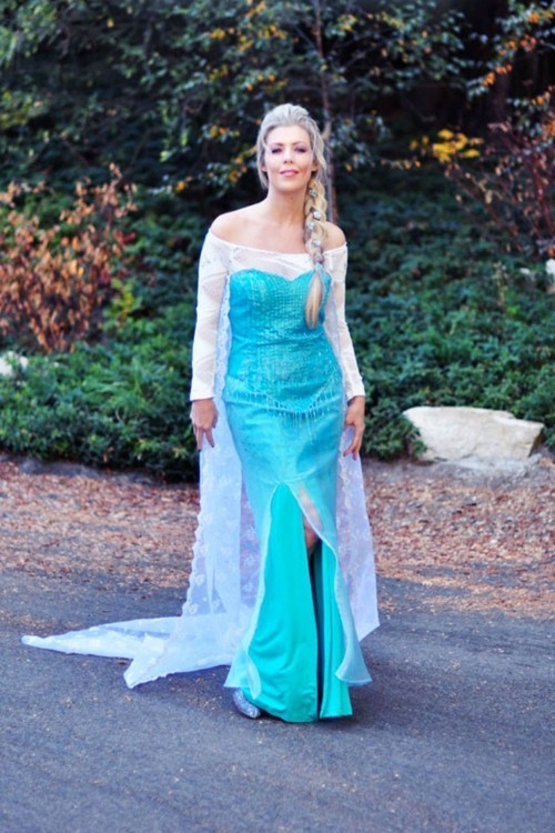 Elsa von Disney Film Frozen interessante Halloween Kostüme