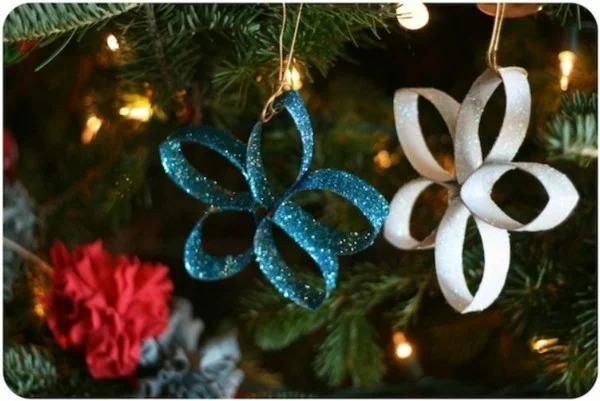 ausgefallene weihnachtsdeko selber machen weihnachtsbaum dekorieren