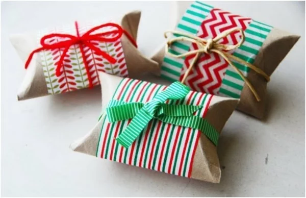 geschenkbox basteln ausgefallene weihnachtsdeko selber machen
