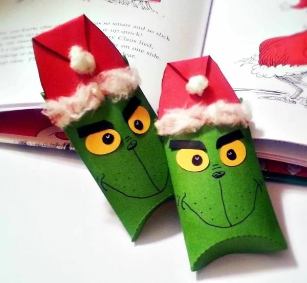 grinch geschenkbox basteln ausgefallene weihnachtsdeko selber machen