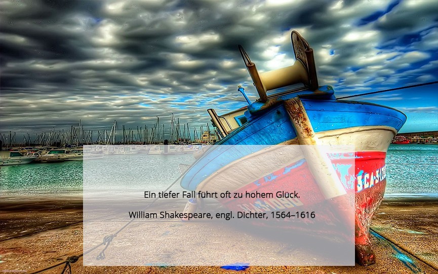 Sprüche, die Mut machen William Shakespeare englischer Dichter