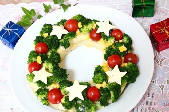 brokkoli kartoffelpüree weihnachtskranz selber machen