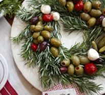 Einen essbaren Weihnachtskranz selber machen – 35 Ideen für Ihre festliche Tafel