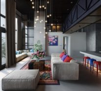 Ideen für die Wohnzimmergestaltung in vier Trendfarben
