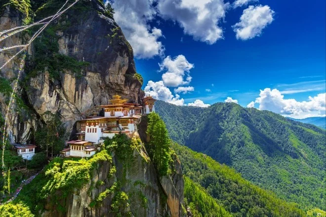 Reiseziele 2019 Felsenkloster in Bhutan in Himalaya
