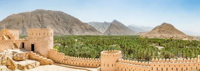 Reiseziele 2019 historische Festung Nakhal Fort 120 von der Hauptstadt Muskat entfernt