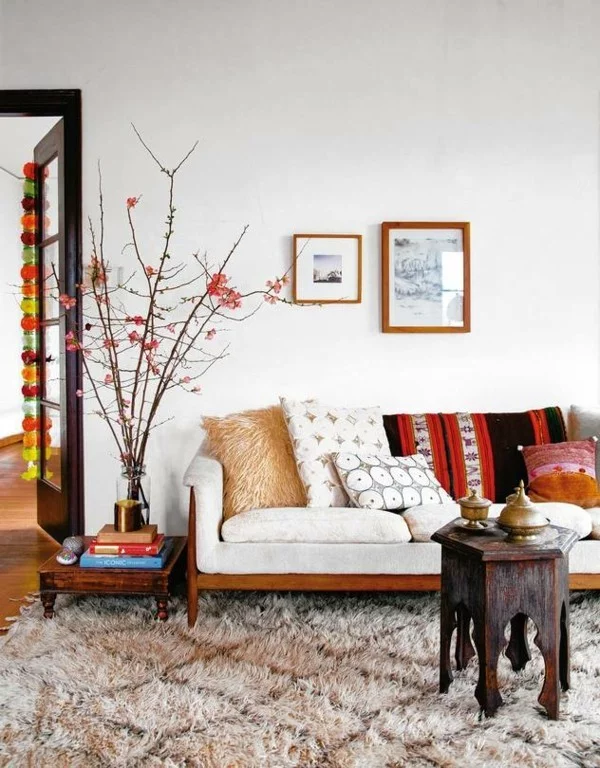 orientalisch einrichten bohemian style wohnzimmer