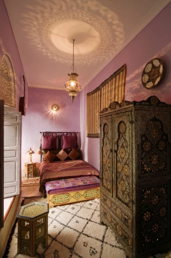 orientalisch einrichten schlafzimmer ideen