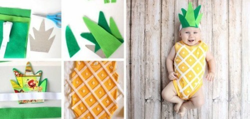 ananas baby karneval kostüm