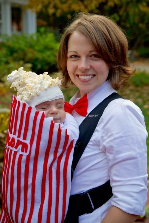 baby karneval kostüm popcorn