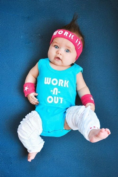 fitness baby karneval kostüm idee