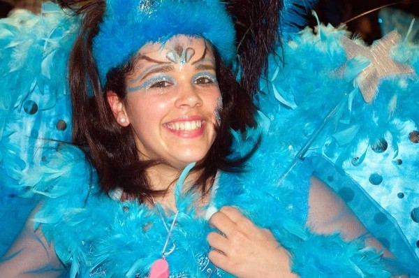 karnevalskostüme ideen blaues kostüm