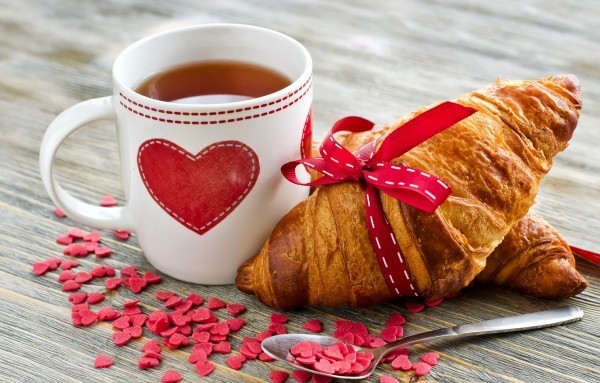 liebevolles Frühstück valentinstag ideen