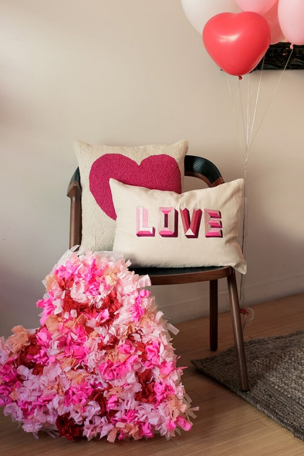 Valentinstag Ideen Schöne Dekoration für eine romatische