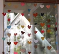 Deko-Herzen-Girlanden aus Stoff und Papier für den Valentinstag – 60 Ideen