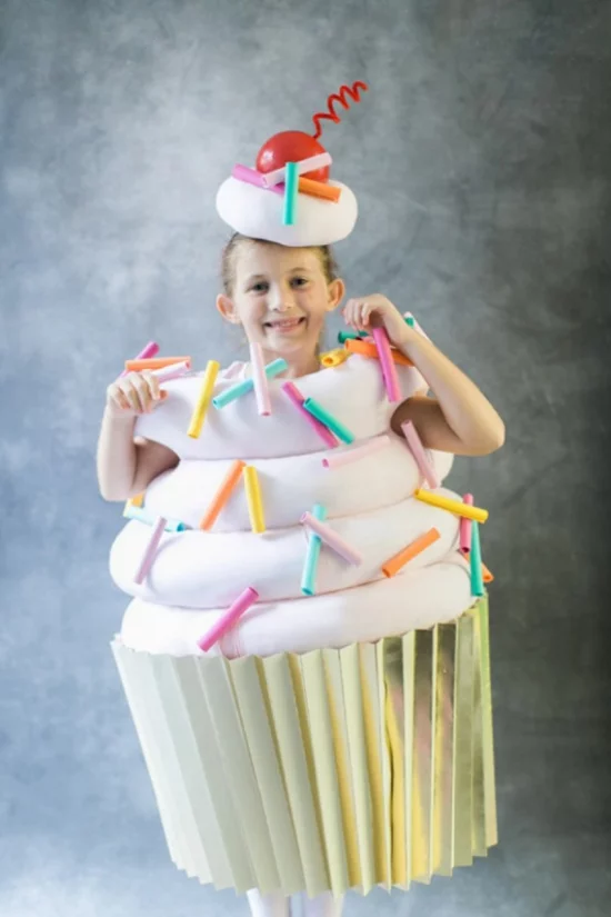 cupcake faschingskostüme für kinder - lustige diy ideen