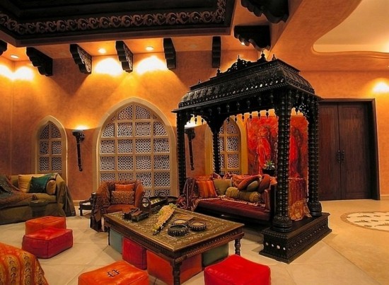ethno einrichtungsideen indisches wohnzimmer