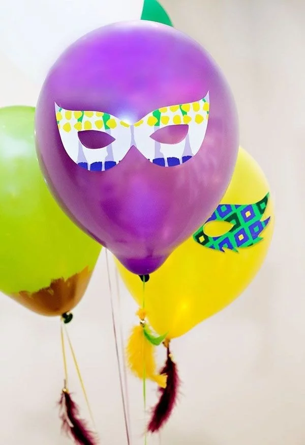 luftballons mit geichtern dekoideen
