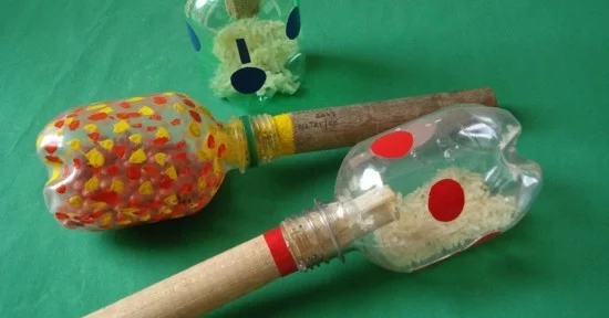 originelle maracas selber machen plastikflaschen