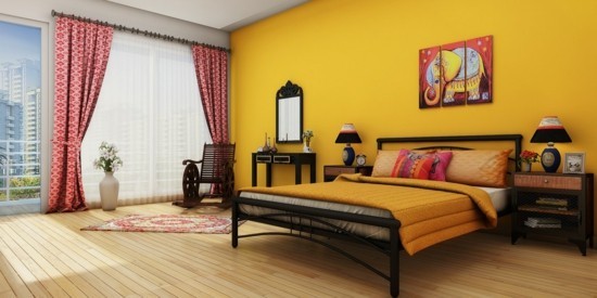 schlafzimmer einrichtungsideen im indian style