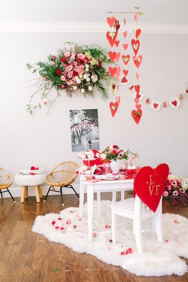 Valentinstag Ideen Schöne Dekoration Für Eine Romatische Feier Zu Hause 2713