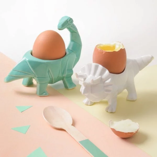 Lustige Dinosaurier Eierbecher