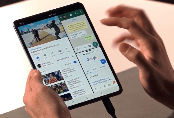 Samsung Galaxy Fold ist bald da – Hier ist alles, was Sie darüber wissen sollten multitasking display drei fenster auf einmal