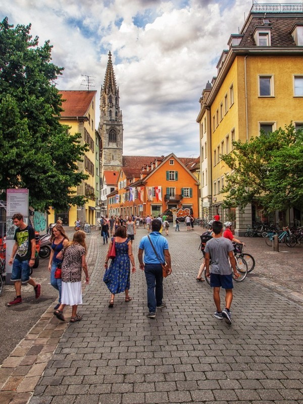 Urlaub in Konstanz – kennzeichnende Destinationen der größten Stadt am Bodensee konstanz straßen kopfsteingassen