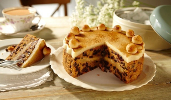 Früchtekuchen Rezepzt Kuchen zum Muttertag Mandelkuchen Marzipan