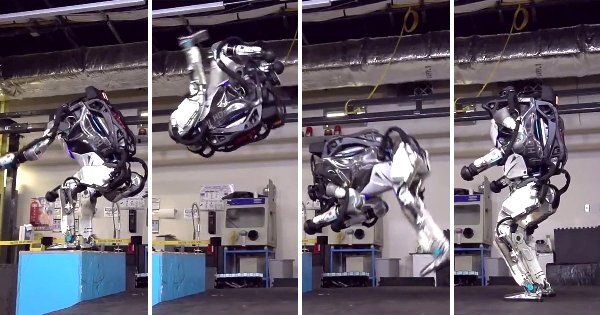 Hundeartiger Roboter SpotMini von Boston Dynamics kommt bald auf den Markt atlas roboter backflip