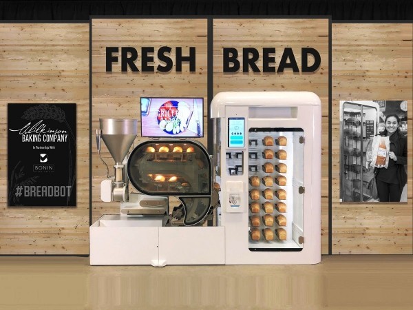 Roboter Köche werden bald unser Brot backen, Kaffee brauen und Salat machen breadbot brot automat machine