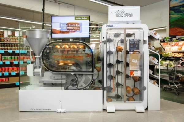 Roboter Köche werden bald unser Brot backen, Kaffee brauen und Salat machen bredbot brot supermarkt automat
