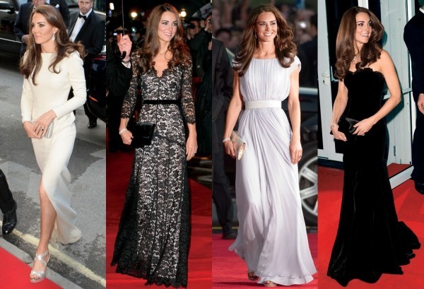 Schöne Abendkleider von Kate Middleton