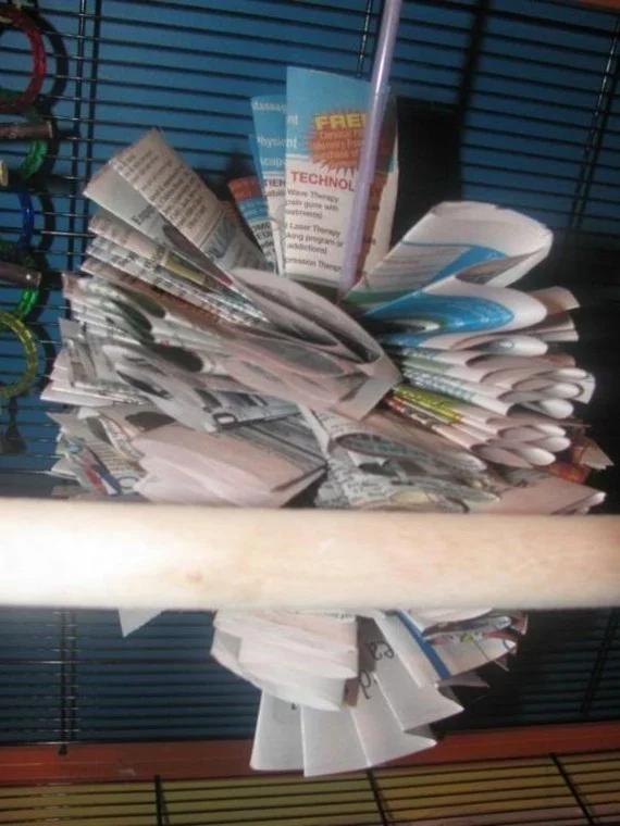DIY Ideen altes Zeitungspapier benutzen umweltschonend 
