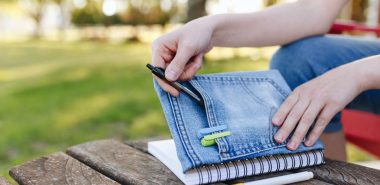 DIY Notizbuch aus alten Jeans Hosen