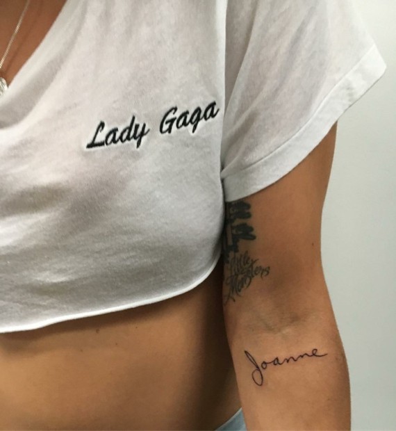 lady gaga tattoos joanne