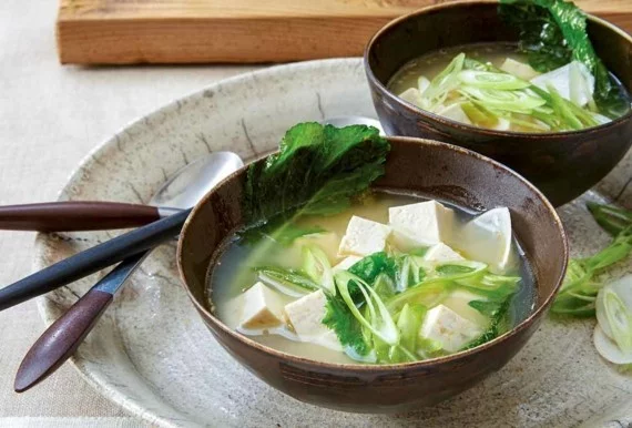 traditionelle japanische Miso Suppe asiatische Suppe