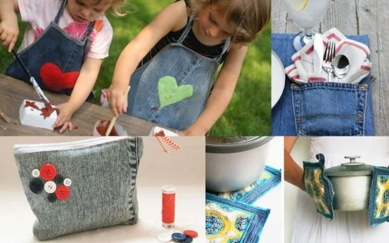 Jeans Upcycling Ideen für Kindern 
