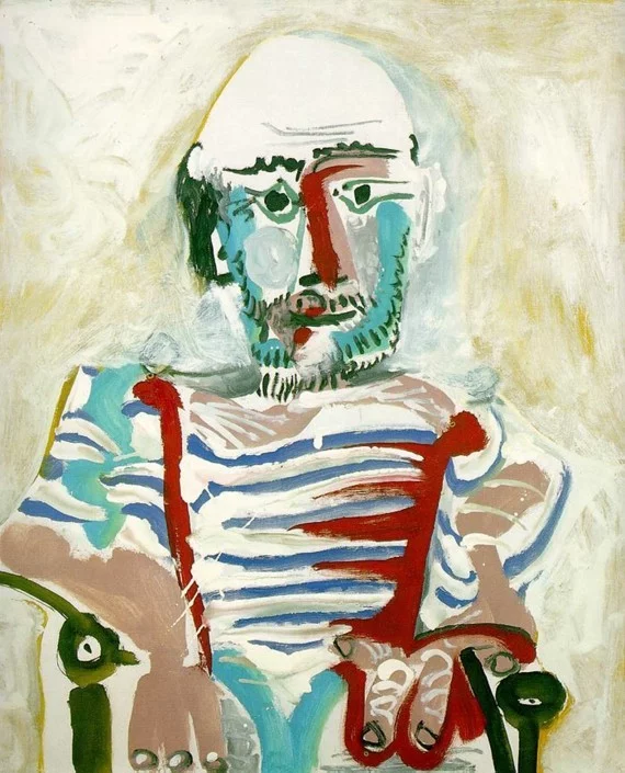 Picassos Selbstbildnis aus dem Jahr 1965 wie sah sich der Künstler selbst 