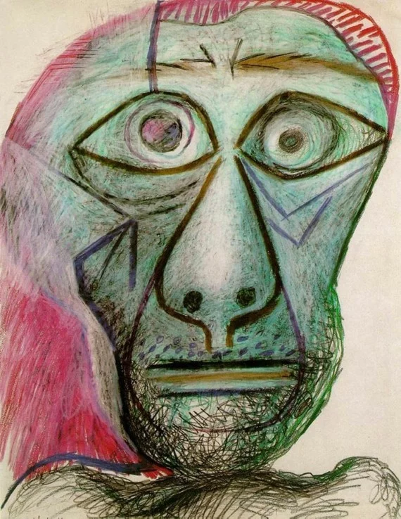 Pablo Picasso sah sich so sein Selbstbildnis aus dem Jahr 1972 30 Juni